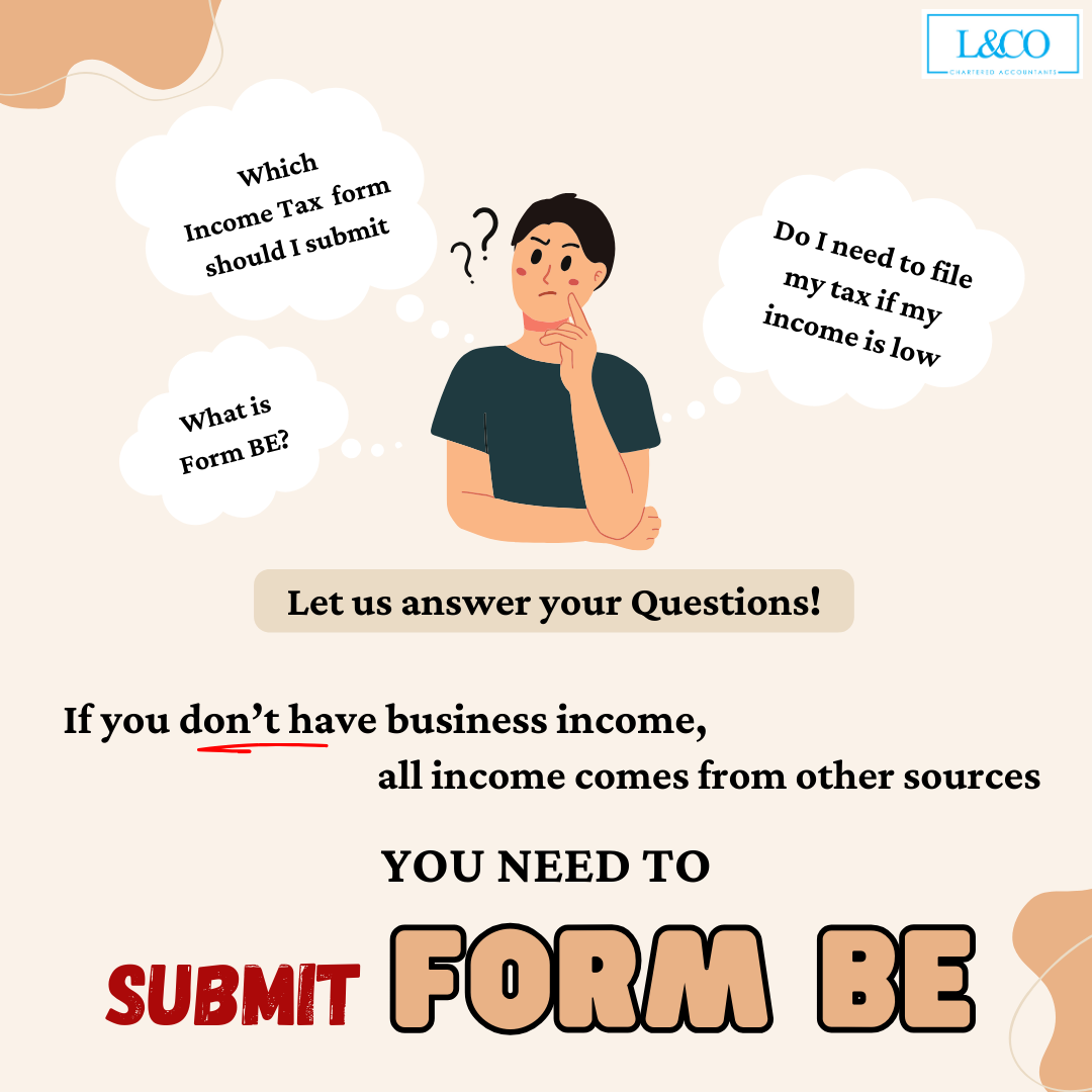 Form BE | Personal Tax Filing For Employee - L&Co