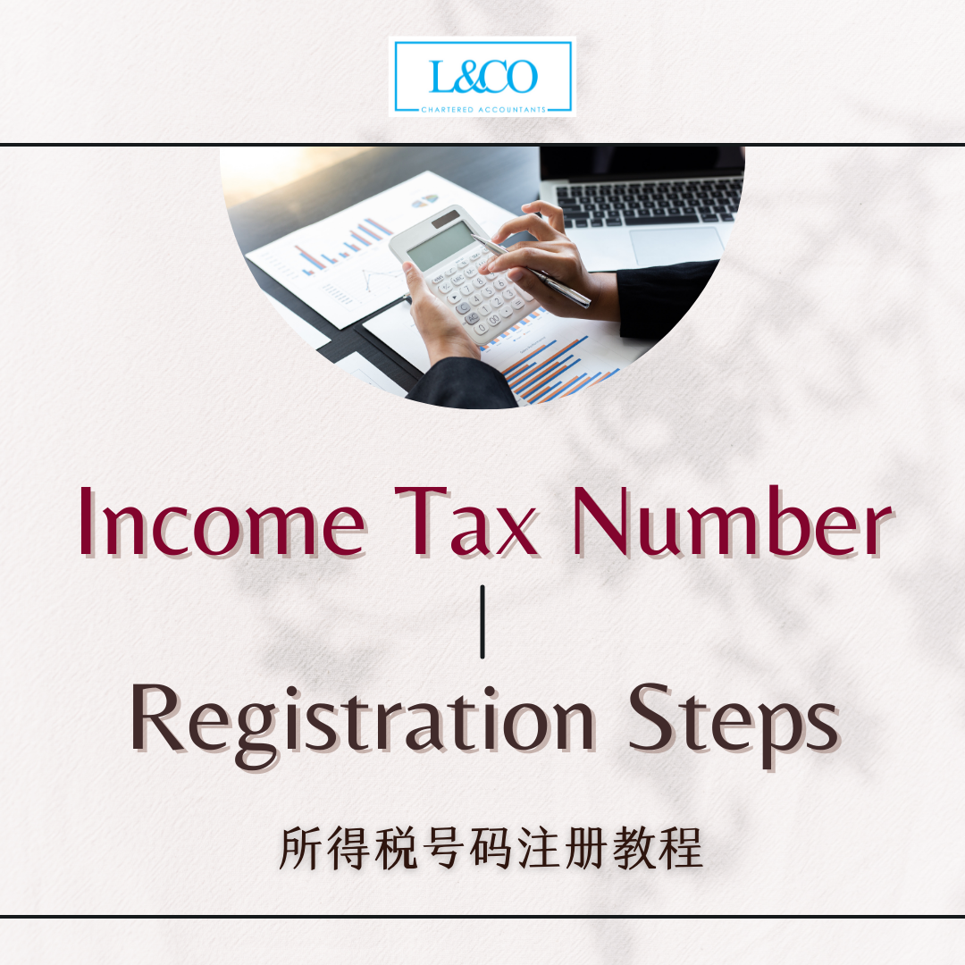 Income Tax Number Steps 1 3 